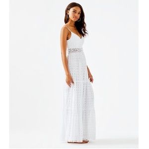 Lilly Pulitzer NWT Melody Maxi Resort White dress